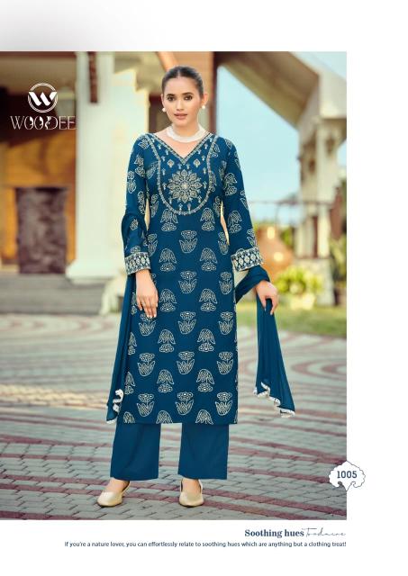 Woodee nandini 3pcs wholesalers of designer kurtis in mumbai